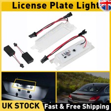 Canbus LED License Number Plate Light For Vauxhall Astra J H Corsa C D Insignia