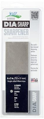 6 in. Diamond Diasharp Whetsone Bench Stone, Coarse Grit Sharpener (D6C)