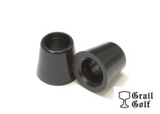 GRAIL GOLF NEW PREMIUM BLACK WOOD FERRULES .335 .50" .550OD TOUR QUALITY LOT