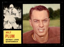 1962 Topps Football #50 Milt Plum EX/MT