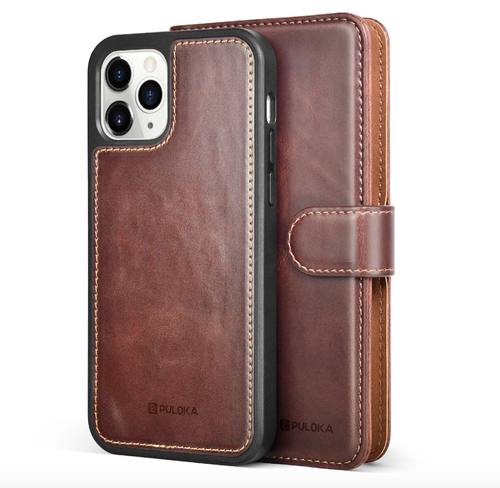 Premium Leather Magnetic Detachable Wallet Case For iPhone 14 13 12 11 Pro Max - Picture 23 of 25