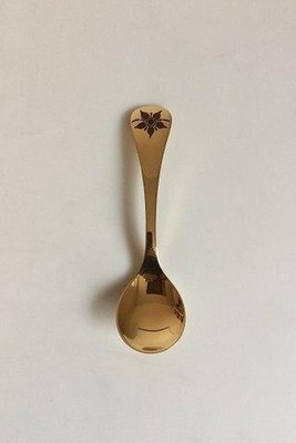Georg Jensen Annual Löffel IN Vergoldet Sterlingsilber 1984