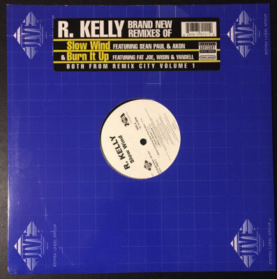 R. Kelly - Slow Wind / Burn It Up - 12'' vinyl single promo Jive Zomba 2005 VG+