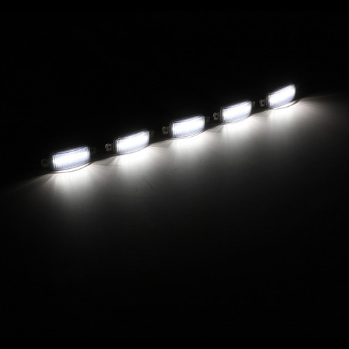5X LED Front Grille Lights Raptor Style Smoked Lens for Dodge Ram 1500 2500 3500 - Picture 8 of 12