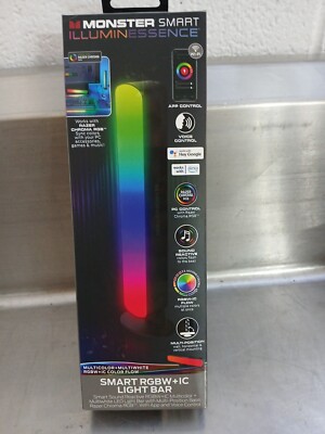 Monster Illuminessence Smart RGBW+IC Light Bar New In Box