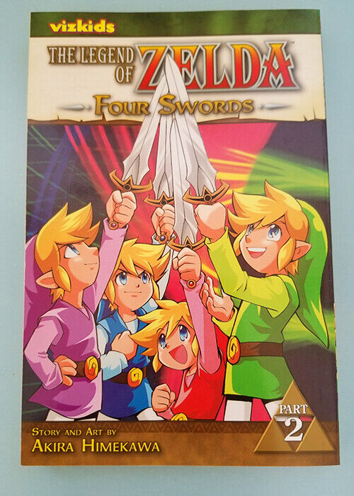 The Legend Of Zelda Manga 3 Books Ocarina Of Time 2 Four Swords 1 & 2