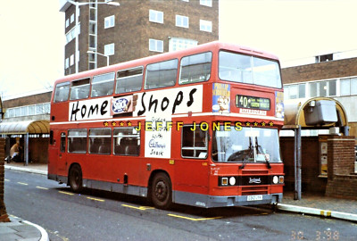 ORIGINAL 35m DIA 11957 - London United OLYMPIAN/LEYLAND G312UYK Heathrow 30.3.98
