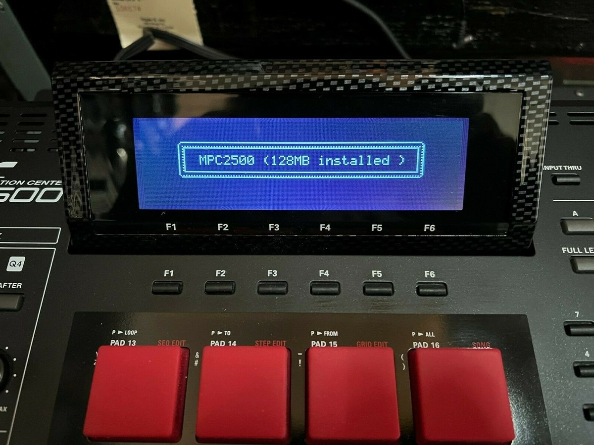 Custom AKAI MPC2500 CD/HD , MPC 2500,128 meg ,drum Red Pad