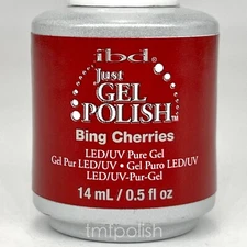 Brand New IBD Just Gel Nail Polish - Bing Cherries - Full Size