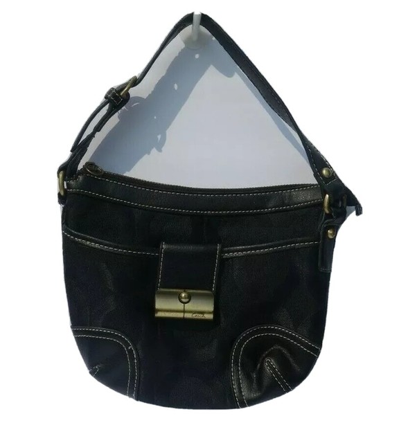 coach black hobo bag