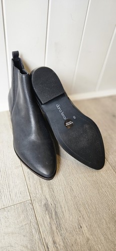 Diana Ferrari Willett Women's Black Leather Chelsea Boots Size 39 - Picture 5 of 5