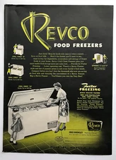 1953 Revco Food Freezers, Palmolive After Shave, Krey Beef Vintage Print Ads