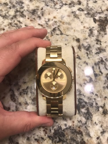 Movado Bold Chronograph Gold-Tone 