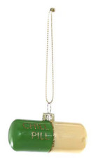 Cody Foster - Chill Pill Ornament Green and White - GL-81