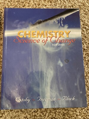 Chemistry Science Of Change Third Edition With Solutions Manual ￼