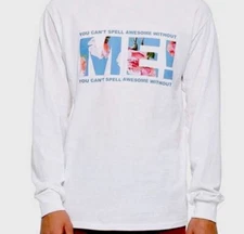 Taylor Swift- You can't spell awesome w/o me! NEW white long sleeve tshirt LOVER