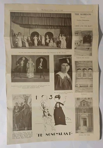 1929 - 1940s Pembroke College Brown University LOT - PEMBROKE RECORD & PROGRAMS - Picture 6 of 15