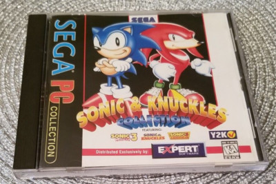 Sonic & Knuckles Collection [Jewel Case] (PC, 2000) Sega PC Mac Windows Game OOP