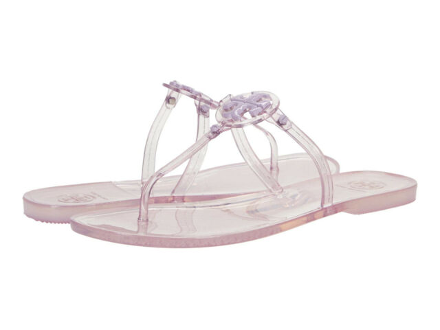 Tory Burch Mini Miller Jelly Thong Sandals Lilac Purple US 8 Authentc for  sale online | eBay