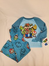 Super Mario longsleeve pajama set size 6 boys