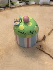 Hand-Painted Tooth Fairy Keepsake Box - Butterfly Stripe Design Kids Gift