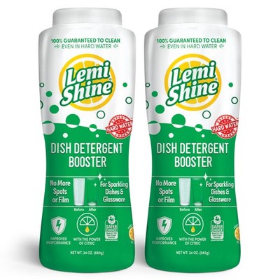 Natural Dish Detergent Booster - Hard Water Stain Remover - Multi-Use Citric ...