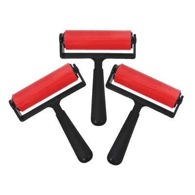  3 Pcs Kleine Malerrolle Farbwalzen Für Den Druck Druckwalze Druckzubehör
