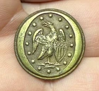 American Militia Pre Civil War Coat Button