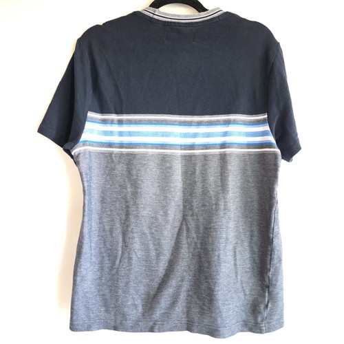 Original Penguin Knit Shirt Men Large Blues-White Logo 100% Cotton Preppy Casual - Picture 2 of 14