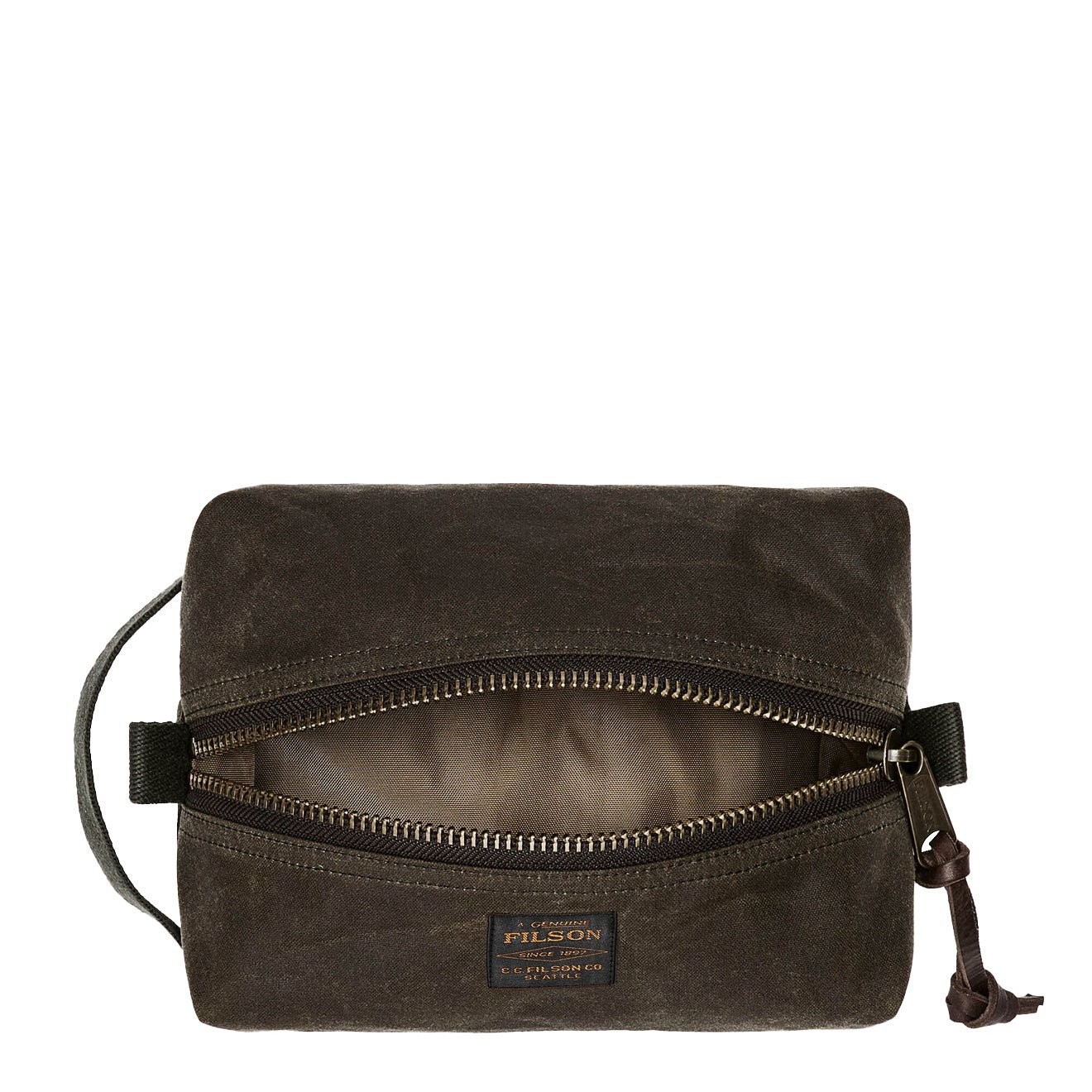Filson Tin Cloth Travel Kit Otter Green image 3