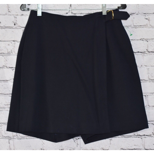 St John Sport by Marie grau marineblau Shorts Skort Rock Größe 4 - Bild 2 von 8