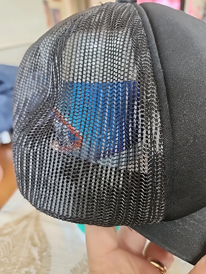 Herschel Supply Co. Sombrero Hueso Ballena Malla Gorra Snapback Camionero Negro Talla Única Foto 3 de 4