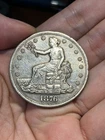 1876-CC Trade Dollar XF Clean rare coin!