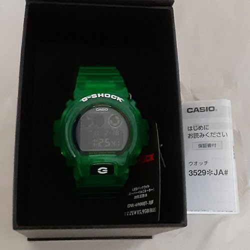 Casio G SHOCK DW 6900JT 3JF Joytopia Green Skeleton Digital Watch Japan - Picture 2 of 3