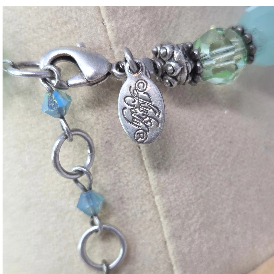 Vintage Kirk Folly Sterling Nautical Mermaid Starfish Charm Bracelet 7-8.5" - Image 4 of 4