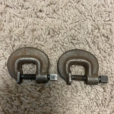 Lot of 2 JH Williams &  Co. No.0 Vulcan C-Clamps- USA