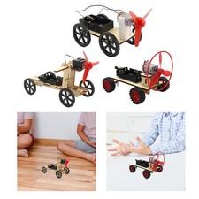 Bausätze für windbetriebene Autos, STEM-Bastelsets für Kinder, Anfänger