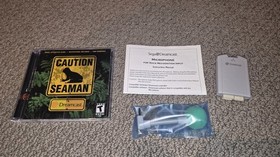 Seaman for Sega Dreamcast excellent condition in retail box, mic never used!