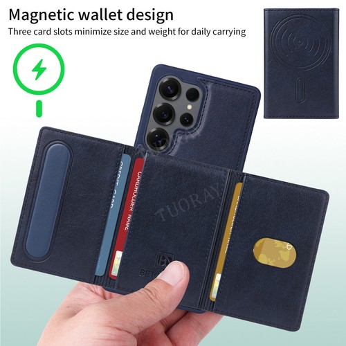 Schutzhülle für Samsung S24 S23 Ultra S22 Plus S21 S20 Flip Cover Wallet Etui - Picture 37 of 74