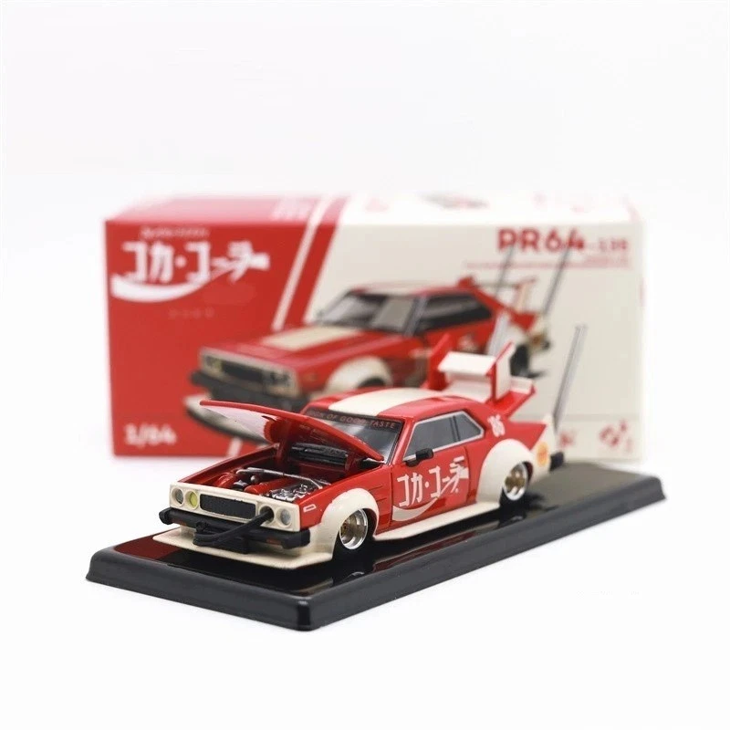 POP RACE 1:64 SKYLINE GT-R V8 DRIFT "HAKOSUKA" RHD "COCA-COLA" MODELO PR640135-1F Foto 2 de 4