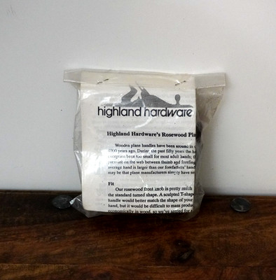 NOS - Highland Hardware Rosewood Rosewood Plane Handle Set - Free Shipping