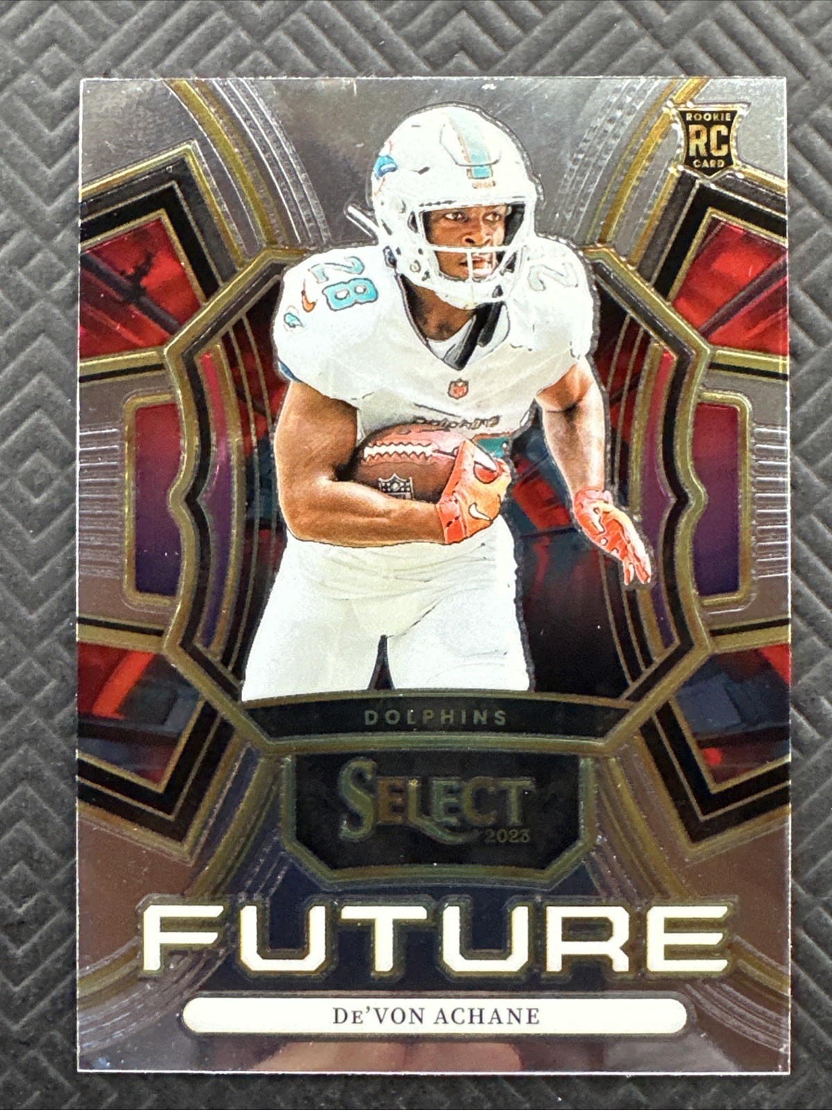 2023 Panini Select - Select Future De'Von Achane #FUT-DAC (RC) Dolphins