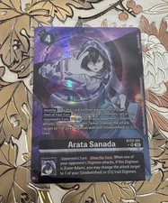 Digimon Card Game Arata Sanada BT22-091 SR Alt Art Cyber Eden