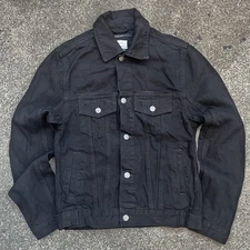 KSUBI Classic Embroidered Black Denim Trucker Jacket - Urban Streetwear - S