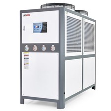 CREWORKS 20 Ton Air-Cooled Chiller Low GWP Industrial Chiller with 66 gal Tank