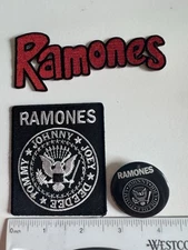 2 - The Ramones Patch & 1 - Button Set