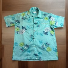 Vintage 60s 70s Hawaii Nei Honolulu Shirt Mens Large Floral Loop Collar