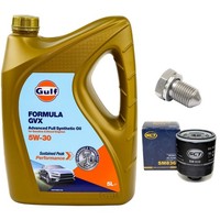 MotoröL Filter Set 5W-30 5 Liter + ÖLablassschraube FüR Audi A1 A3 Seat 1.0 1.4
