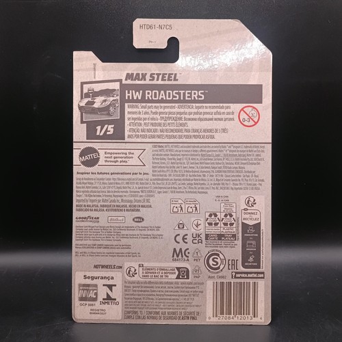Hot Wheels Max Steel (HW Roadsters, 2024 1/5 19/250) New 1:64 Diecast Netflix - Foto 2 di 6