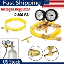 Nitrogen Regulator for Hvac Purge 0-800 Psi Output Pressure CGA580 1/4" Fitting